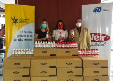 Laboratorio Weir realizó donación a la Defensoría Pública del Ecuador