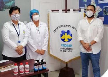 Laboratorio Weir hizo donación a la red de dispensarios médicos de la Arquidiócesis de Guayaquil