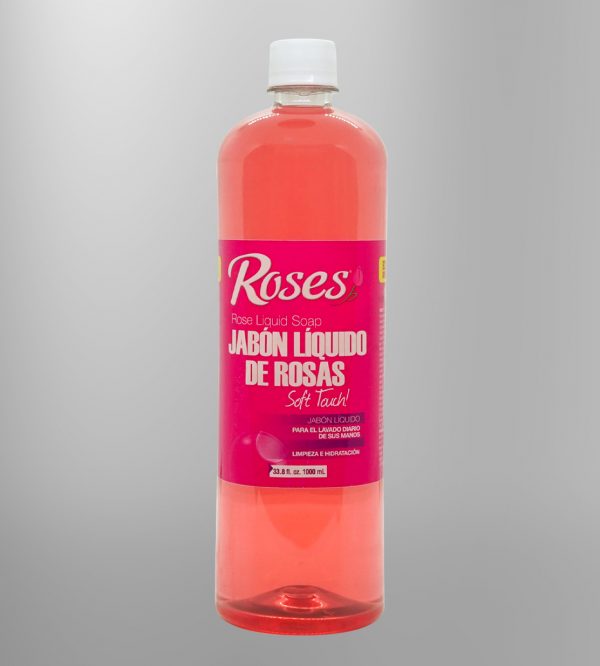 1000ML JABÓN LIQUIDO DE ROSAS RECARGA