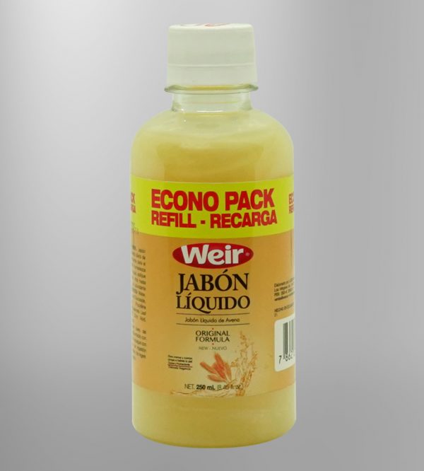250ML JABÓN LÍQUIDO AVENA RECARGA