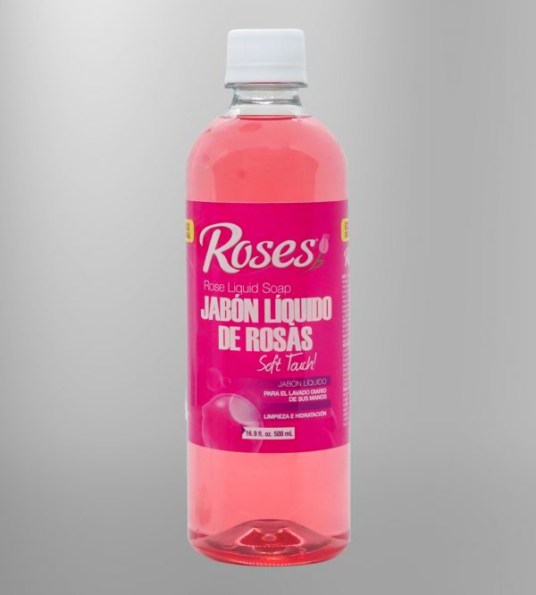 500ML JABÓN LIQUIDO DE ROSAS RECARGA