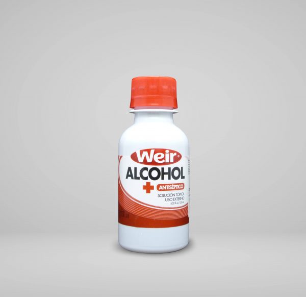 ALCOHOL ANTISEPTICO WEIR 120ML-2