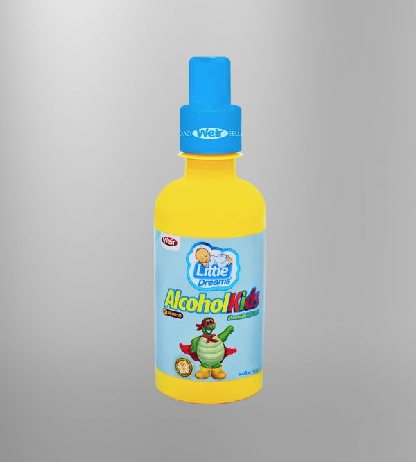 ALCOHOL KIDS CON ATOMIZADOR 250ML